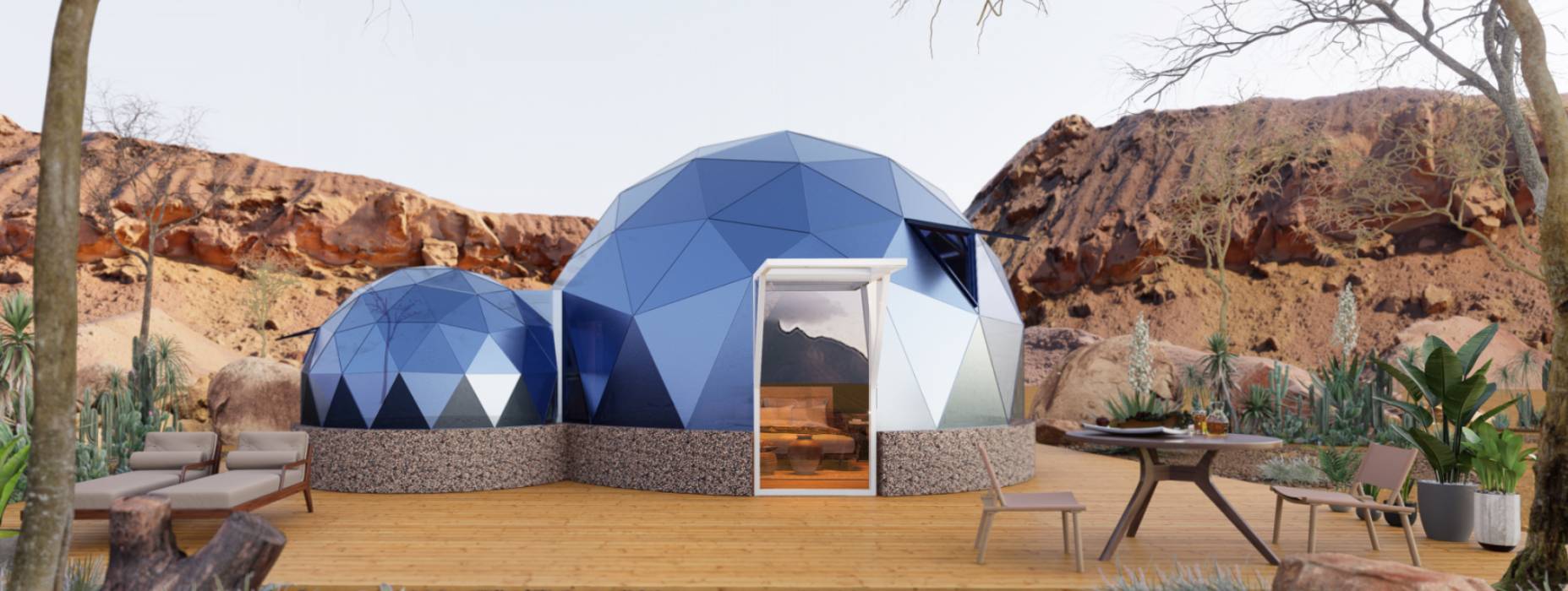 铁东区球形智能光伏玻璃星空房